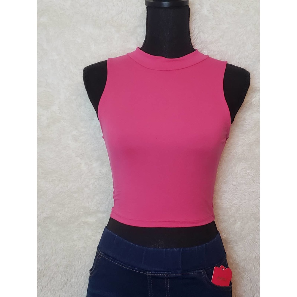 Pink Crop Top